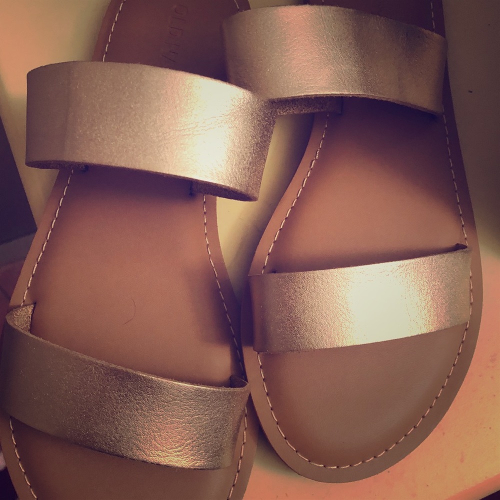 Old Navy Gold Sandals